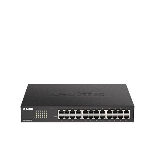 D-Link DGS-1100-24V2 switch di rete Gestito Gigabit Ethernet (10/100/1000) 1U Nero