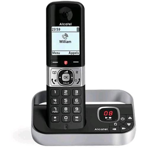 ALCATEL F890 VOICE SOLO TELEFONO DECT CON SEGRETERIA TELEFONICA VIVAVOCE E RUBRICA FINO A 200 NUMERI