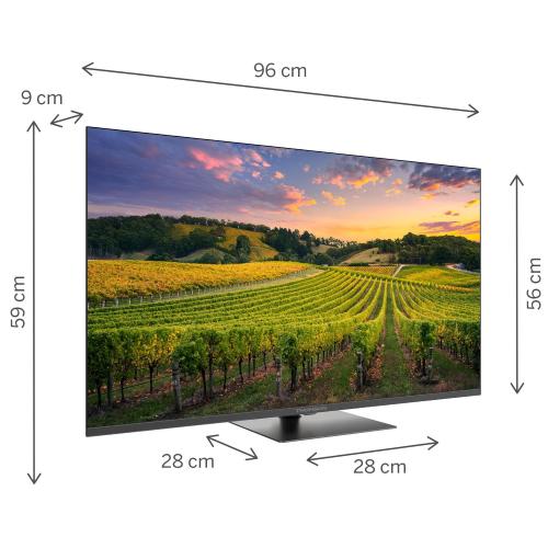 TV 43 THOMSON UHD SMART 4K QLED T2/C2S2 GOOGLE TV PIEDE