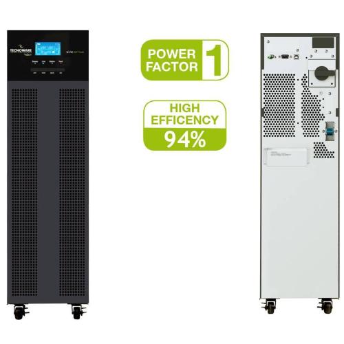 TECNOWARE UPS 6 KVA TOWER EVO DSP PLUS ONLINE ONLINE DSP 16 BATTERIE 12VDC 9AH
