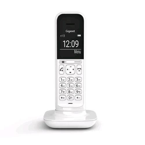 GIGASET CL390 CORDLESS DECT RUBRICA 150 CONTATTI FINO A 4 PORTATILI COLLEGABILI BIANCO