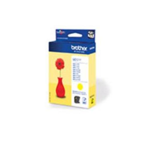 BROTHER LC-121Y CARTUCCIA GIALLO PER DCP-J132W/DCP-J552DW/DCP-J152W/MFC-J245/MFC-J470DW/MFC-J650DW/MFC-J870DW 300PG (LC121Y)
