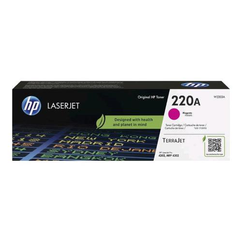 HP 220A TONER MAGENTA PER Color LaserJet Pro MFP 4301, MFP 4303 1.800 PAGINE
