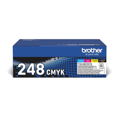 TONER BROTHER TN248VAL CMYK MULTI PER HLL3220CW/8230/3240/8240 4X1000