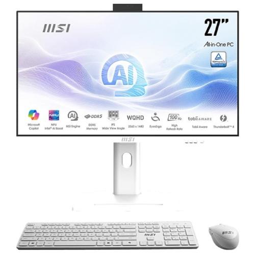 MSI MICROSTAR AIO 27 ULTRA 7 32G 1TB 2K W11P WH U7-155U IPS MODERN WHITE WQHD 2Y