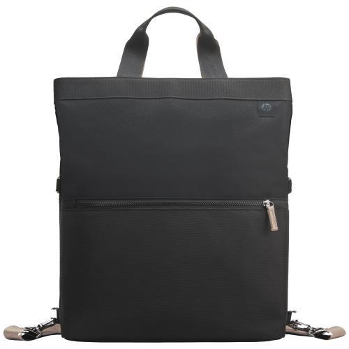 HP 14" CONVERTIBLE LAPTOP BACKPACK TOTE ZAINO PER NOTEBOOK FINO A 14" 18 LT CAMBIA FORMA ADATTABILE NERO
