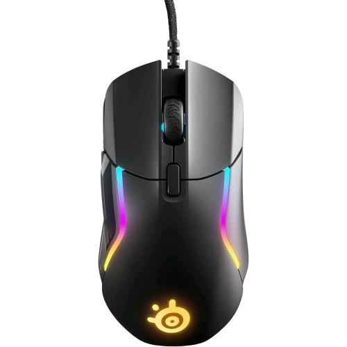 STEELSERIES RIVAL 5 MOUSE GAMING SENSORE OTTICO TRUEMOVE AIR DA 18.000 CPI 9 PULSANTI PROGRAMMABILI 85 gr NERO