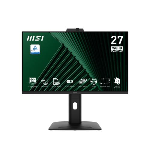 MSI MICROSTAR MON 27IPS WQHD BK MM PVT DOCK WEBC MSI PRO MP275QPDG 1MS 100HZ WEBCAM
