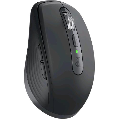LOGITECH MX ANYWHERE 3S FOR BUSINESS MOUSE WIRELESS MANO DESTRA RF + BLUETOOTH CLICK SILENZIOSO 8K DPI SCORRIMENTO MAGSPEDD GRAFITE