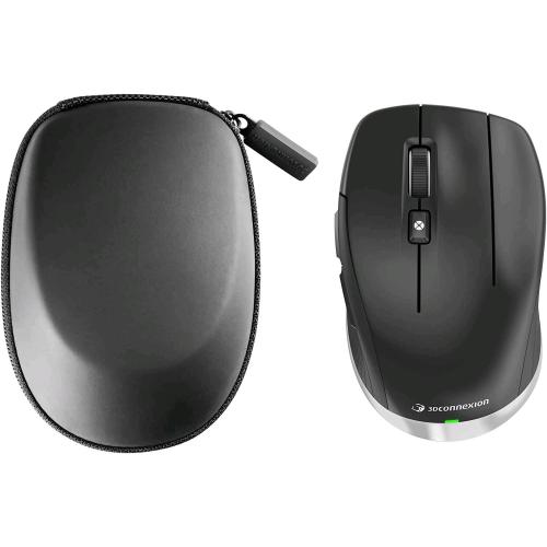 3DCONNEXION CADMOUSE COMPACT WIRELESS MOUSE OTTICO SENZA FILI RF WIRELESS + BLUETOOTH + USB-C 7 PULSANTI PER DESTRORSI NERO OPACO
