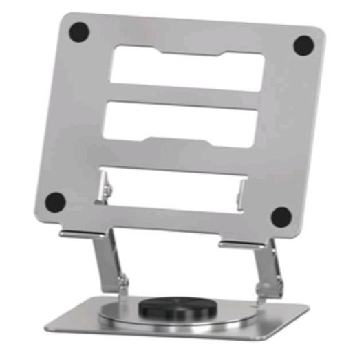 NILOX SUPPORTO STAND PER NOTEBOOK/TABLET 10"-16" GIREVOLE 360 GRADI RAGOLABILE IN ALTEZZA ACCIAIO