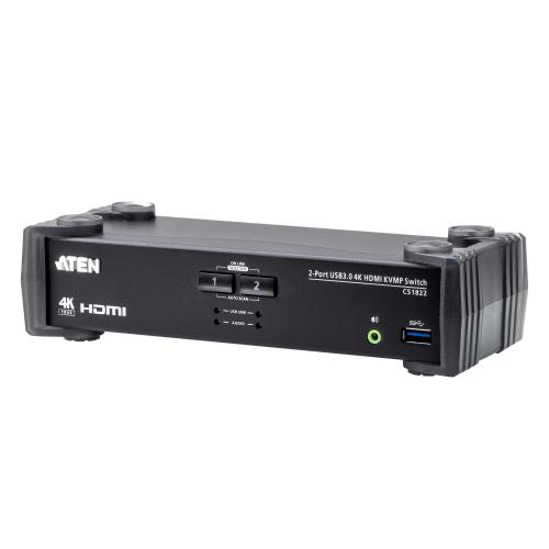 ATEN CS1822-AT-G switch per keyboard-video-mouse (kvm) Nero
