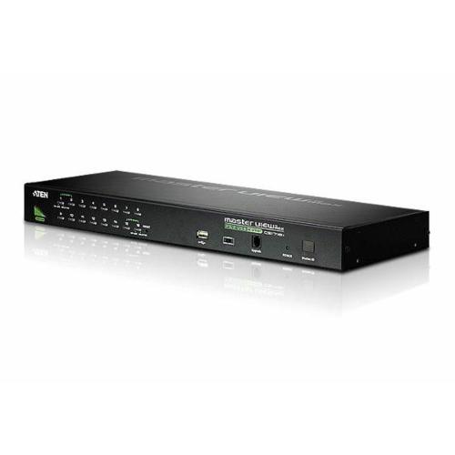 ATEN CS1716A-AT-G switch per keyboard-video-mouse (kvm) Montaggio rack Nero