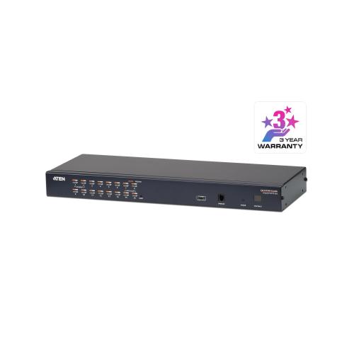 ATEN KH1516A-AX-G switch per keyboard-video-mouse (kvm) Nero