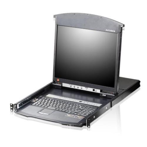 ATEN KL1516AIM-AXA-AG switch per keyboard-video-mouse (kvm) Montaggio rack Nero