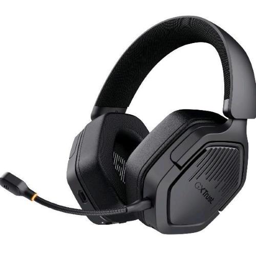 TRUST GXT493 CARUS CUFFIA CON MICROFONE WIRELESS DOPPIA CONNESSIONE BLETOOTH + 2,4GHz NERO