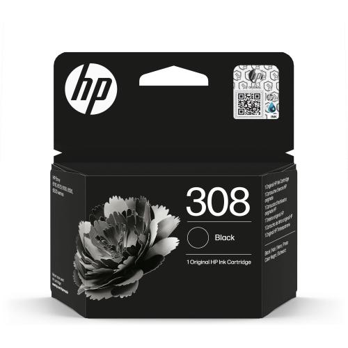 HP 308 BLACK ORIGINAL INK CARTRIDGE