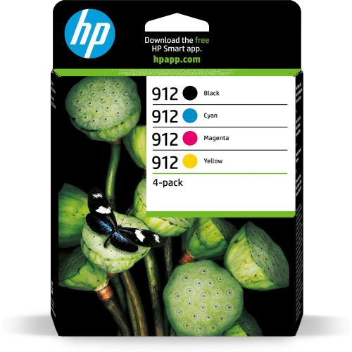 HP 912 CMYK ORIGINAL INK 4-PACK