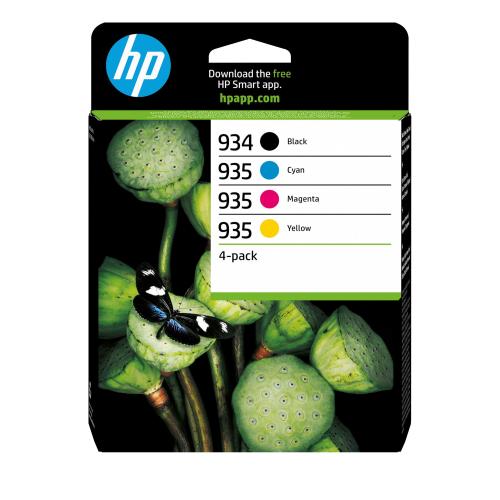 HP 934 BLACK / 935 CMY INK 4-PACK