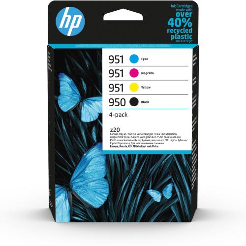 HP 950 BLACK/951 CMY INK 4-PACK