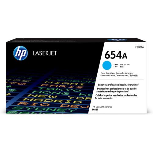 654A CYAN ORIGINAL TONER (CF331A)