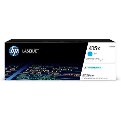 HP 415X CYAN LASERJET TONER CARTR