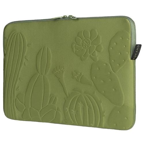 CUSTODIA RILIEVO SLEEVE MBA15 VERDE CACTUS MACBOOK AIR 15 E NB14 TUCANO