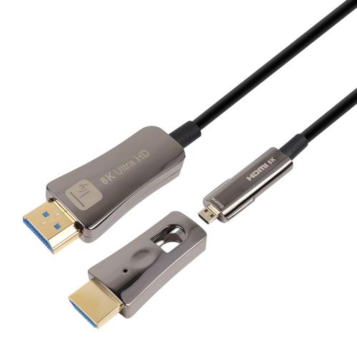Cavo HDMI&trade; A/A Micro HDMI&trade; Active Optical Cable in Fibra Ottica 8K 20m