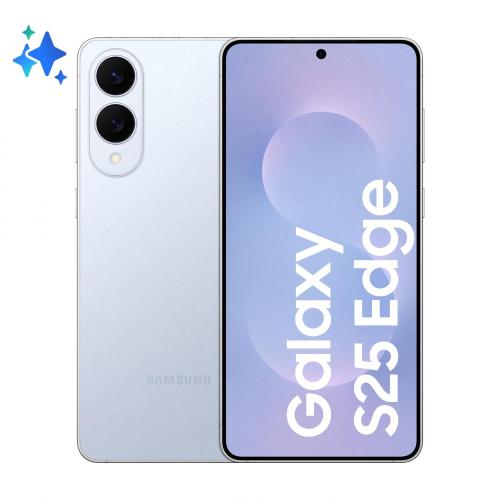 SAMSUNG S937 GALAXY S25 EDGE 5G DUAL SIM 6.7" OCTA CORE 512GB RAM 12GB ITALIA TITANIUM ICYBLUE