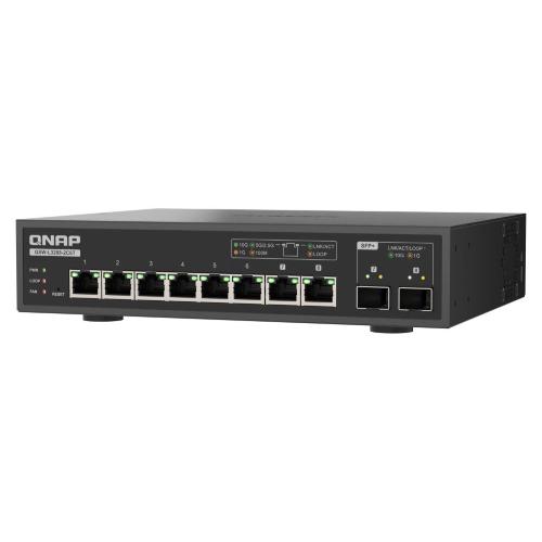 QSW-L3208-2C6T - 6 ports 10GbE RJ45, 2 ports 10G