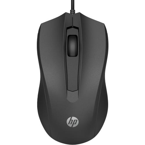HP 105 BLACK WIRED MOUSE USB