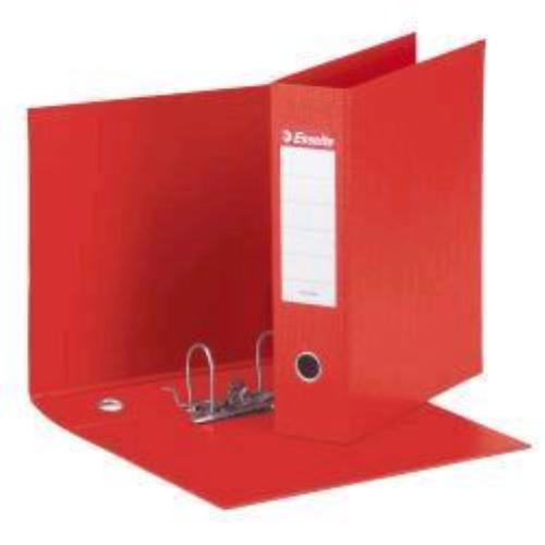 ESSELTE EUROFILE G53 REGISTRATORE FORMATO COMMERCIALE 230X300X80 mm COL. ROSSO CONF 6 Pz.