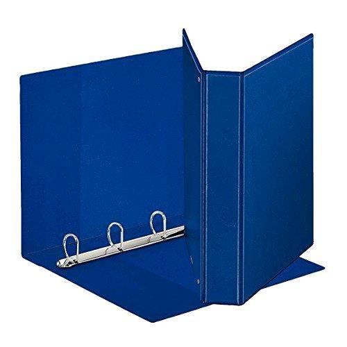 ESSELTE RACCOGLITORE A 4 ANELLI DA 40 MM IN PP A4 MAXI DISPLAY PERSONALIZZABILE DORSO 6.5 CM COL. BLU