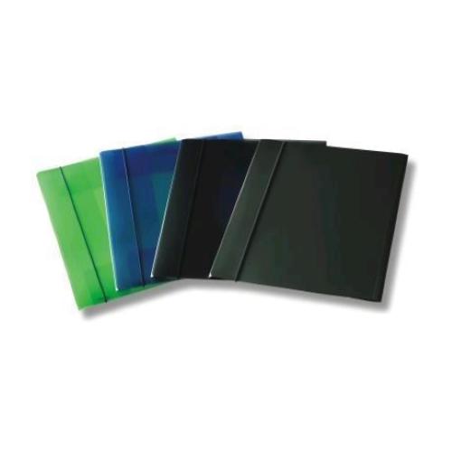 FELLOWES CARTELLA 3 LEMBI C/ELASTICO IN PP 250X350MM A4 COL.TRASPARENTE VERDE