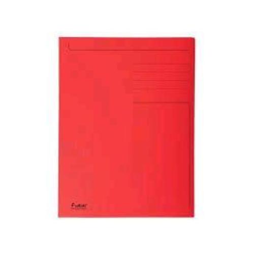EXACOMPTA FOLDYNE CARTELLINE IN CARTA 240X320MM A4 COL.ROSSO CONF 50 Pz.
