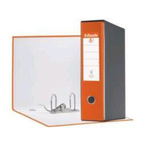 ESSELTE EUROFILE G55 REGISTRATORE FORMATO PROTOCOLLO 230X330X80 mm COL. ARANCIO CONF 6 Pz.