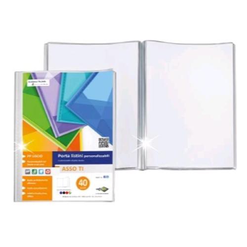 SEI ROTA ASSO TI PORTALIISTINI PERSONALIZZABILE IN PP 220X300 mm 40 BUSTE BIANCO