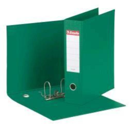 ESSELTE EUROFILE G53 REGISTRATORE FORMATO COMMERCIALE 230X300X80 mm COL. VERDE CONF 6 Pz.