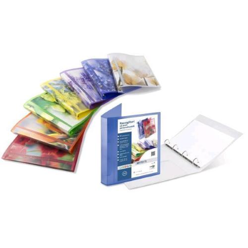 SEI ROTA MYTO TI RACCOGLITORE 4 ANELLI A D 30MM IN PP 22X300MM A4 DORSO 3CM COL. TRASPARENTE