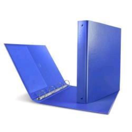 SEI ROTA NETTUNO RACCOGLITORE 4 ANELLI A D DA 40MM IN STRATOPAN 220X300MM A4 DORSO 4CM COL. BLU