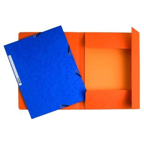 EXACOMPTA NATURE FUTURE CARTELLE 3 LEMBI C/ELASTICO IN CARTONCINO 320X240MM A4 DORSO 2CM COL. ASSORTITI CONF 10 Pz.