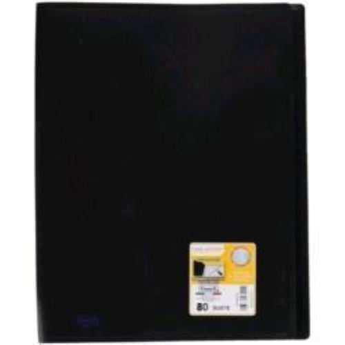 FAVORIT PORTALISTINI IN PP 220X300MM A4 80 BUSTE COL. NERO