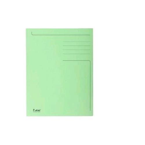 EXACOMPTA FOLDYNE CARTELLINE IN CARTA 240X320MM A4 COL. VERDE CONF 50 Pz.