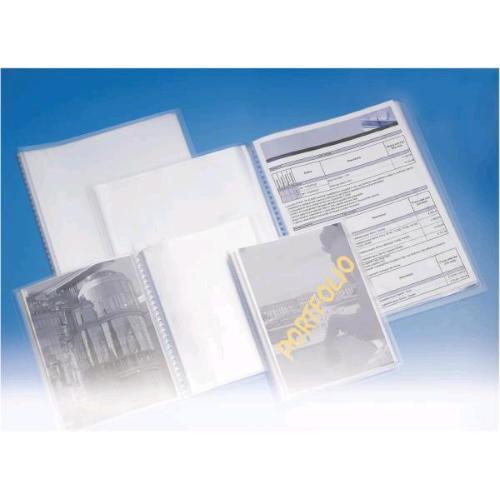 FAVORIT SVILUPPO PORTALISTINI PERSONALIZZABILI IN PP 220X300MM A4 50 BUSTE COL. TRASPARENTE