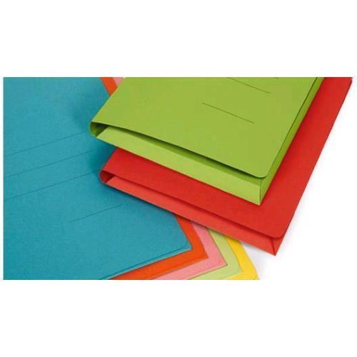 BLASETTI RUBINO CARTELLINA 3 LEMBI IN CARTONCINO 335X250 mm VERDE CONF 50 Pz.