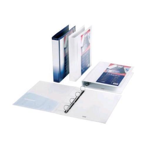 SEI ROTA STELVIO TI RACCOGLITORE 4 ANELLI TONDI 65MM IN COLPAN 220X300MM DORSO 6.5CM COL. BLU