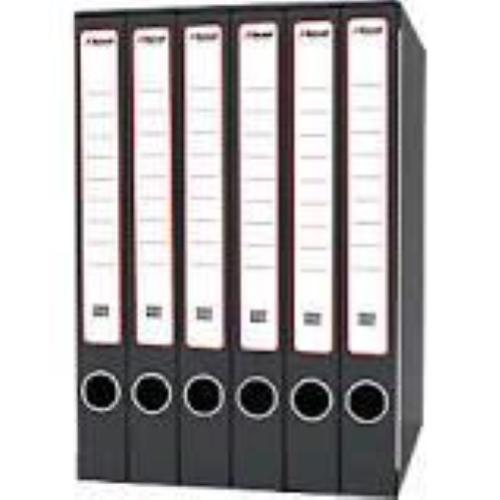 KING MEC GRUPPI DI CLASSIFICATORI AD ANELLI SESTETTO 235X350X260 mm COL NERO CONF 6 Pz.