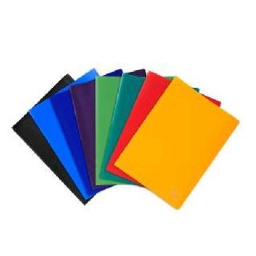 EXACOMPTA PORTALISTINI IN PP 240X320MM A4 50 FOGLI FISSI LEGGERMENTE GOFFRATI COL. ASSORTITI