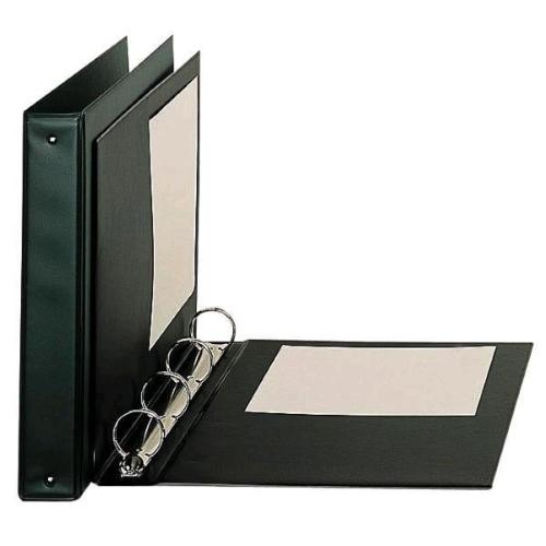 FAVORIT DOSSIER RACCOGLITORI 4 ANELLI DA 30 MM IN PVC CM 30X42X4 NERO CONF 2 Pz.