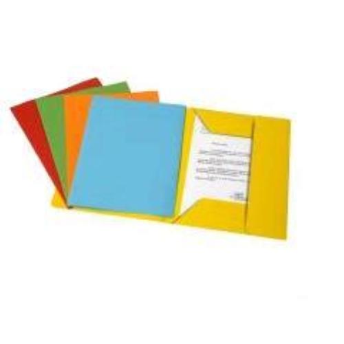 FRASCHINI BRISTOL CARTELLINE 3 LEMBI IN CARTONCINO 250X330MM COL. ASSORTITI CONF 25 Pz.